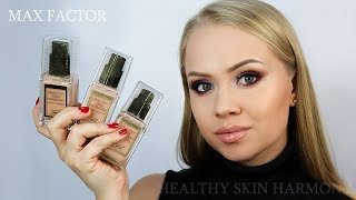 Healthy Skin Harmony  MAX FACTOR  Recenzja i test podkładu [upl. by Eninotna]