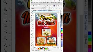 Banner Design belajarcoreldraw tutorial tutorialcoreldrawpemula templatedesign bannerdesign [upl. by Zak490]