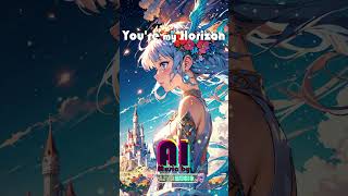 Youre my Horizon  Music by AI shorts music loveandloss remix inspirationalpop singe [upl. by Orji463]