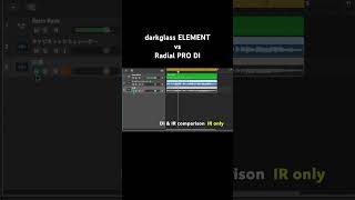 darkglass ELEMENT vs Radial PRO DI [upl. by Aiciruam]