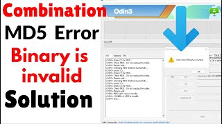 Samsung Combination File MD5 Error Solution  Odin Tool Solution [upl. by Ahron]