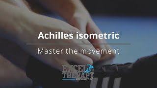 Achilles isometric exercise for tendinopathy pain [upl. by Yael340]