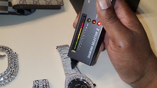 Shop gld iced alpha era watch review an diamond tester an 5mm tennis chain giveaway [upl. by Linet]