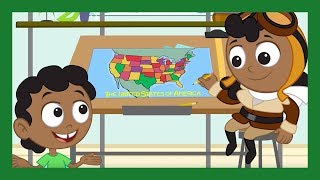 The 50 States with ABCmouse  FULL LEARNING ACTIVITY  Interactive Geography Across USA ✨ [upl. by Tlok]