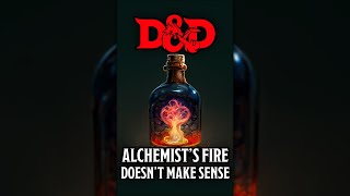 Alchemist Fire is weird DampD 5e shorts [upl. by Eillas]