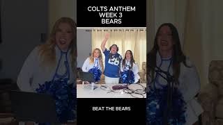 Colts vs Bears 2024 Season Week 3  Team Song Anthem WITH Colts Cheerleaders [upl. by Aromat]