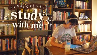 STUDY VLOG 📚✨ notetaking productive study days balancing college and life [upl. by Otxis]