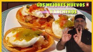 🔴 Como hacer Huevos Rancheros 🍳 Receta fácil💥 [upl. by Ahsian]