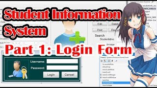 Student Information System Project Part 1 Visual Basic and Ms Access [upl. by Newo975]