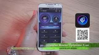 Cleaner Master Optimizer Free Android App Review [upl. by Adnol]