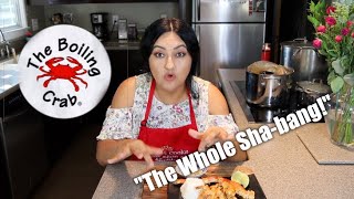 THE WHOLE SHABANGBoiling Crab Recipe Mas Masa Version [upl. by Ahsienet]