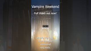 VAMPIRE WEEKEND PLAYS SONGS THAT ARENT THERES  Full Video out now [upl. by Giuseppe198]