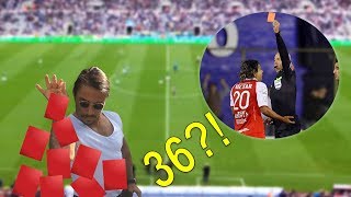 Most Red Cards In Football Game ● WORLD RECORD [upl. by Galateah597]