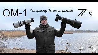 Nikon Z9 vs OM1 Comparing the incomparable [upl. by Ahsets]