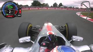 Jenson Button Onboard Lap Great Britain 2011 HD [upl. by Sefton]