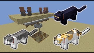 Automatic Cat Farm simple  Minecraft [upl. by Eel]