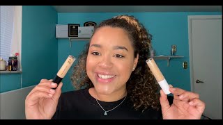 ELF HYDRATING CAMO CONCEALER REVIEW COMPARISON  WEAR TEST [upl. by Odracir]