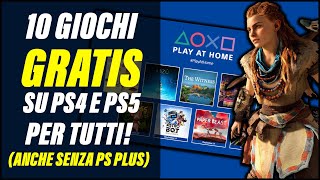 PS4PS5 10 GIOCHI GRATIS ADESSO PER TUTTI SENZA PLUS [upl. by Timofei]