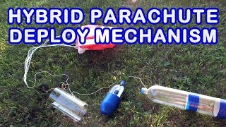 Water Bottle Rocket Hybrid Parachute Deploy Mechanism Tutorial [upl. by Peppi]