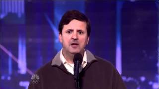 LUIZ MENEGHIN  NESSUN DORMA  AMERICAS GOT TALENT AUDITION  OPERA SINGER [upl. by Yehudi]