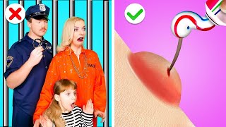 RICH VS POOR PARENTING HACKS IN JAIL  Awesome Parenting Hacks and Funny Moments by Gotcha Viral [upl. by Yelraf]