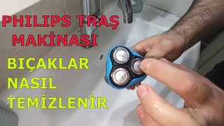 PHILIPS TRAŞ MAKİNASI BIÇAKLARI NASIL TEMİZLENİR [upl. by Annekim]