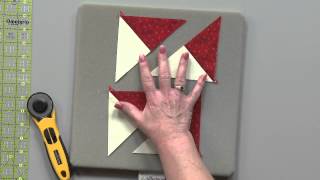 QuarterSquare Triangles QST from Squares Quilting Tips [upl. by Greenfield]