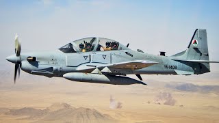 A29 Super Tucano in action in Afghanistan [upl. by Repsag951]