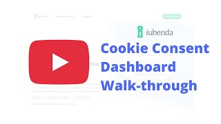 iubenda Consent Solution Dashboard Walkthrough [upl. by Kennie]