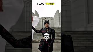 Flag trend trollface edit shorts [upl. by Nodla]