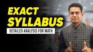 Exact Math Syllabus for JEE Main 2024  In Depth Analysis  Must Watch  Anup Sir [upl. by Crofton]