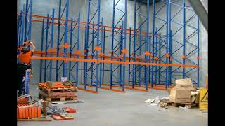 DriveIn Pallet Racking System Installation Made Easy [upl. by Udenihc]