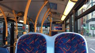 London Bus Journey on Route 43  Metroline London ADL Enviro 400 Dennis Trident  LK06FLA  TE687 [upl. by Aieken744]