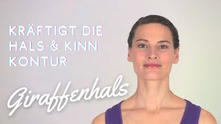 Gegen Doppelkinn für eine schöne Halskontur I Fitness für dein Gesicht [upl. by Zachar]