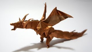 Origami Fiery Dragon Kade Chan [upl. by Rodmann820]