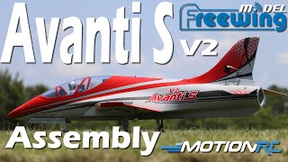 Freewing Avanti S V2 Assembly  Motion RC [upl. by Sicular]