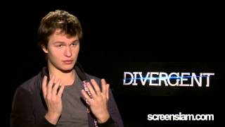 Divergent Exclusive Interview with Ansel Elgort  ScreenSlam [upl. by Odrahcir754]