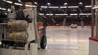 On the job with Zamboni drivers [upl. by Aslin]