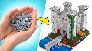 Construyendo un increíble castillo con mini ladrillos [upl. by Amitaf321]