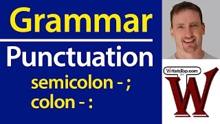 Punctuation the Semicolon  amp Colon [upl. by Magda504]