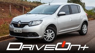 Renault Sandero Expression 16 16v SCe  DriveOnCars Impressões [upl. by Alvie]