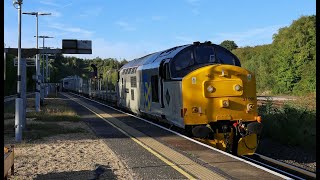 A Mirrlees Moment at Micheldever  37901 on EMU drag  16092024 [upl. by Ueih675]