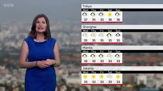 Helen Willetts Australasia weather forecast BBC August 13th 2024 [upl. by Madai307]