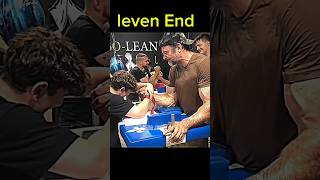 Leven saginashivli the End off armwrestling Era☠️🥵🥶armwrestler trending devonlarratt ytshots [upl. by Publia]