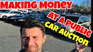 Flipping Cars 101  How to buy at a Public Car Auction  Flying Wheels [upl. by Harle]