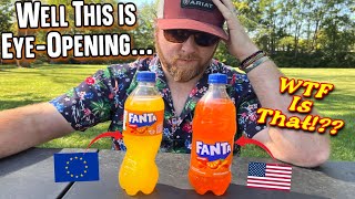 European vs American FANTA Comparison amp Taste Test Shocking Quality DIFFERENCE [upl. by Ynnavoeg843]