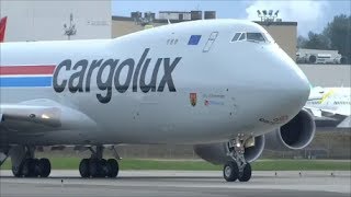 Cargolux 7478F Delivery Flight amp Wing Wave of LXVCI  KPAE [upl. by Enitsenrae]