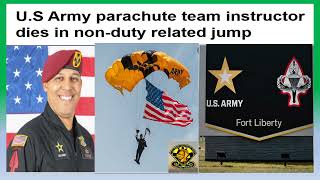 Golden Knights Team Member Dies in Parachute Accident [upl. by Tudor]