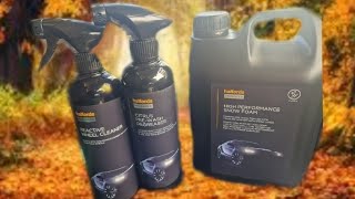 Halfords car care products pre wash halfords professional range [upl. by Amluz]