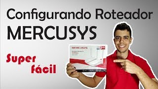 Como configurar Roteador MERCUSYS [upl. by Ahsok]